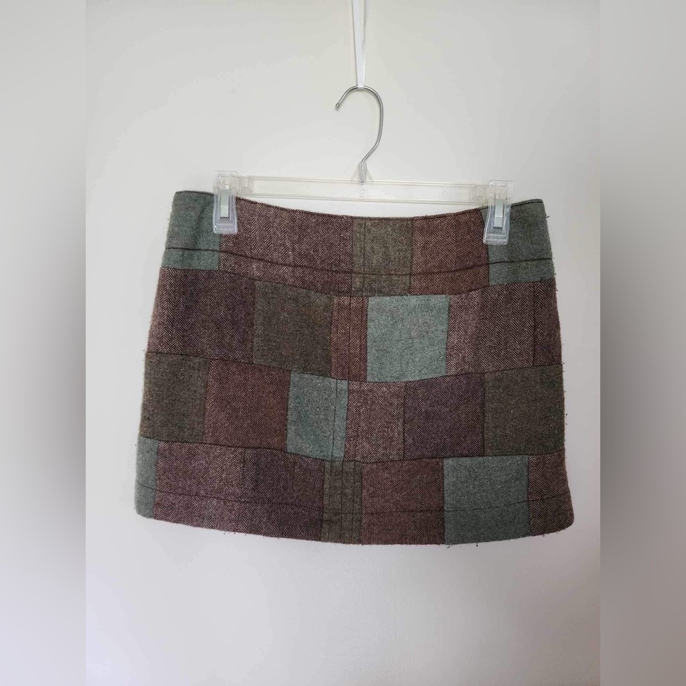 Y2K Wool AE Mini Skirt